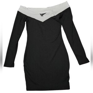 3/$35 Black and White Bodycon Dress